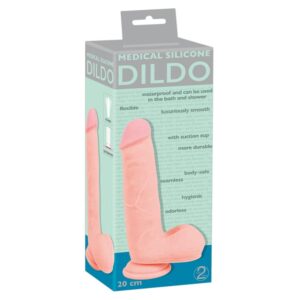 Duże grube dildo jak żywy penis na przyssawce 20cm